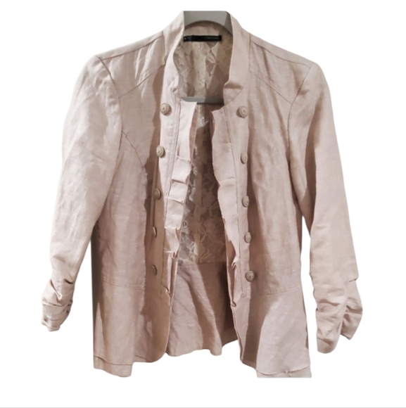 Women's blazer Jacket Cinched Sleeves - Picture 1 of 10